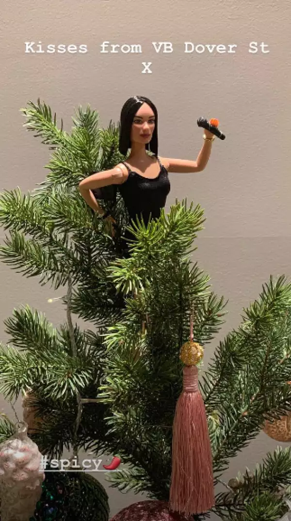 Victoria Beckham, adorno Navidad