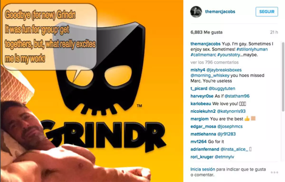 Y aunque respondió de forma tajante al invitado de su fiesta, en ningún momento negó haber tenido una orgía, pero sí se despidió de Grindr.