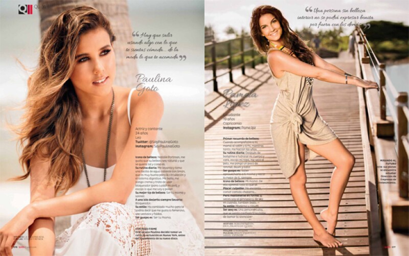 Paulina Goto y Pamela López también son Niñas guapas 2015.