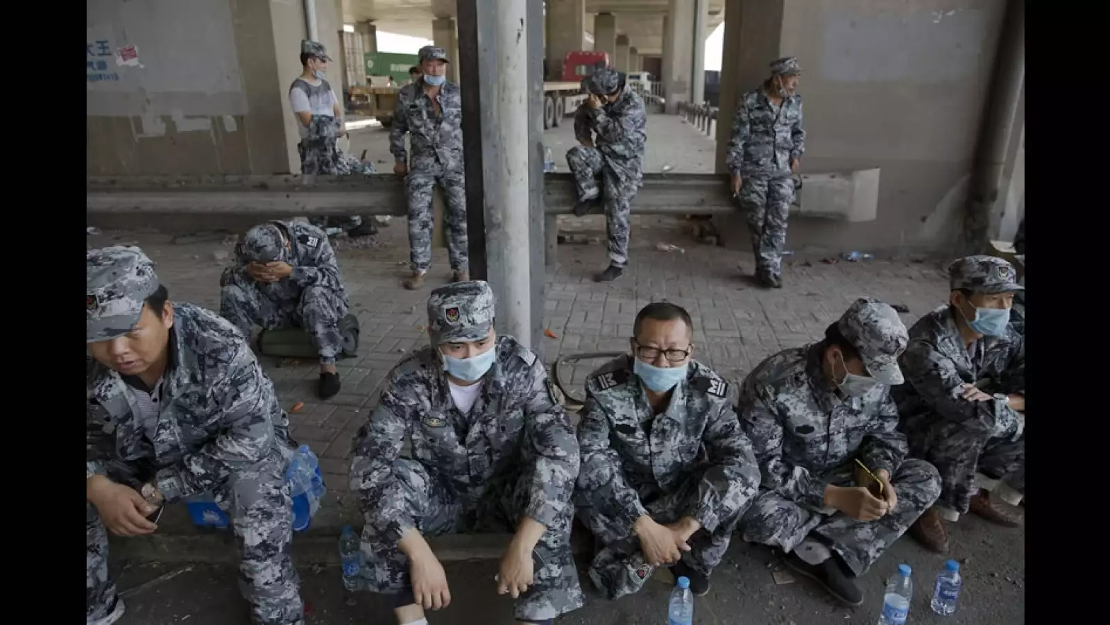 Rescatistas Tianjin explosion