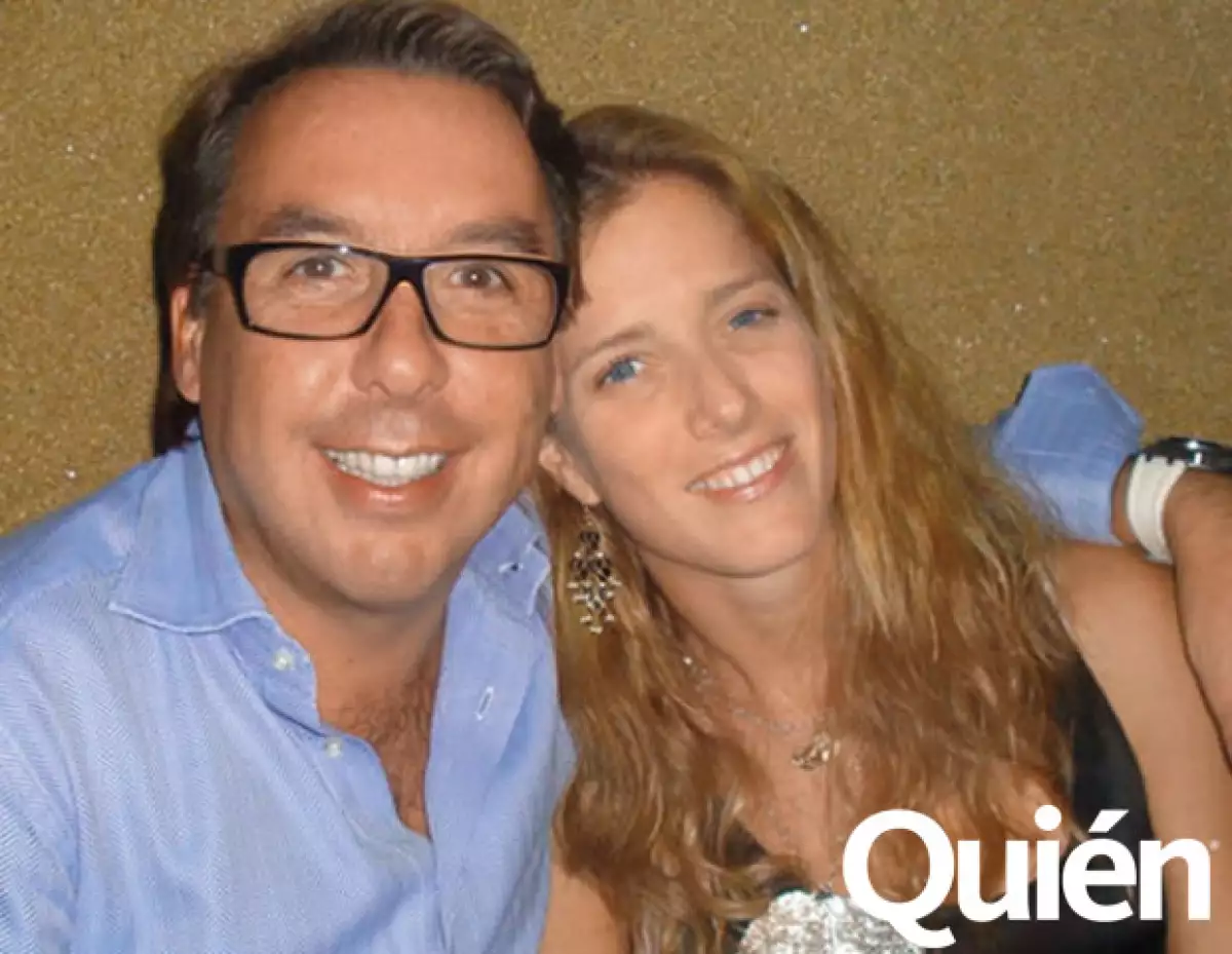 Emilio Azcárraga y Sharon Fastlicht