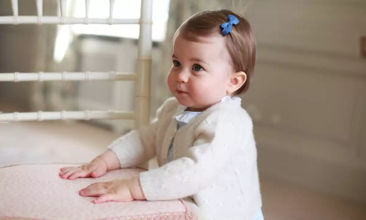 La princesa cumple hoy un año.