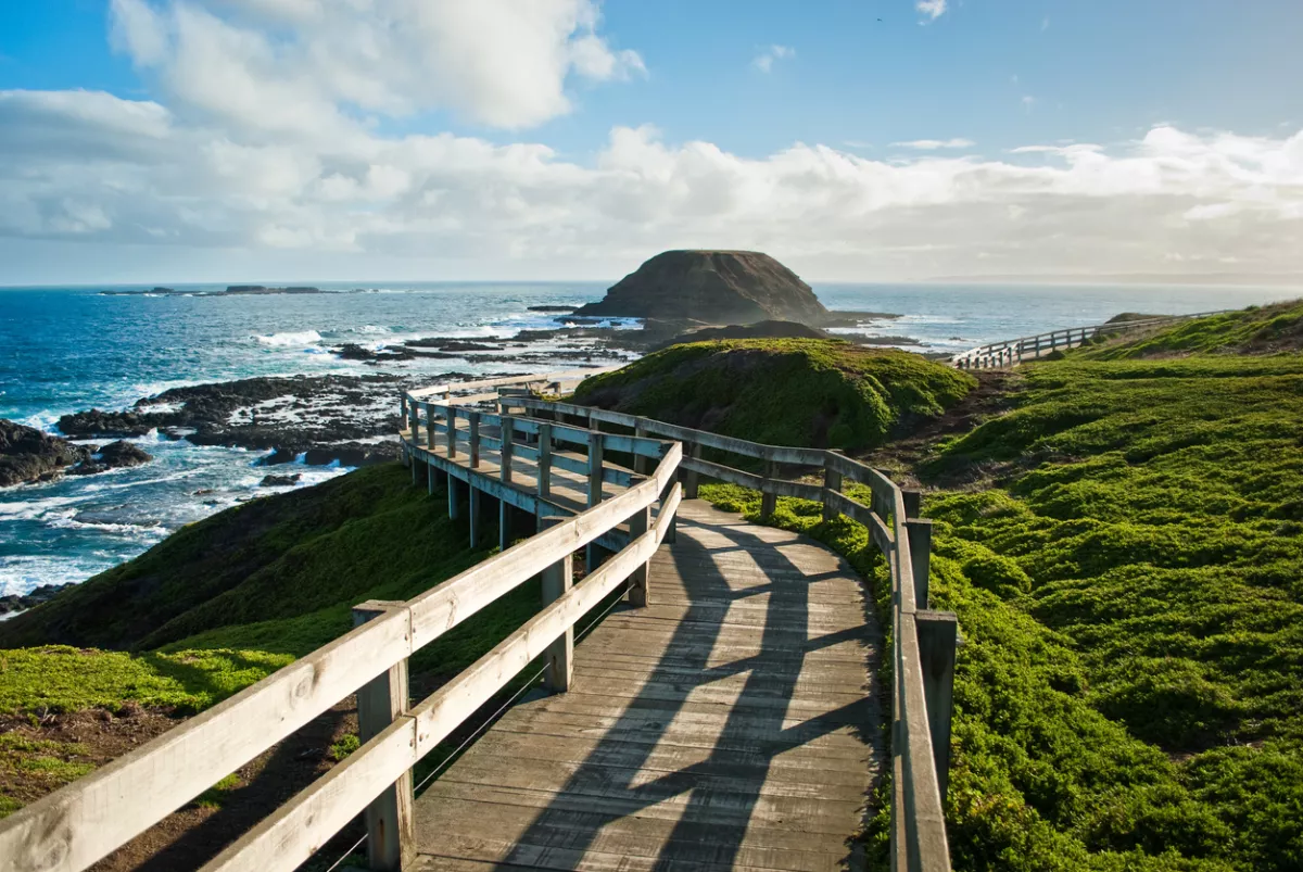 Phillip Island es conocida como "la isla de los pingüinos"