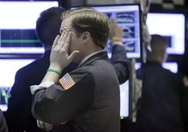 El mercado estadounidense estuvo la mayoría del tiempo en terreno negativo. (Foto: AP)