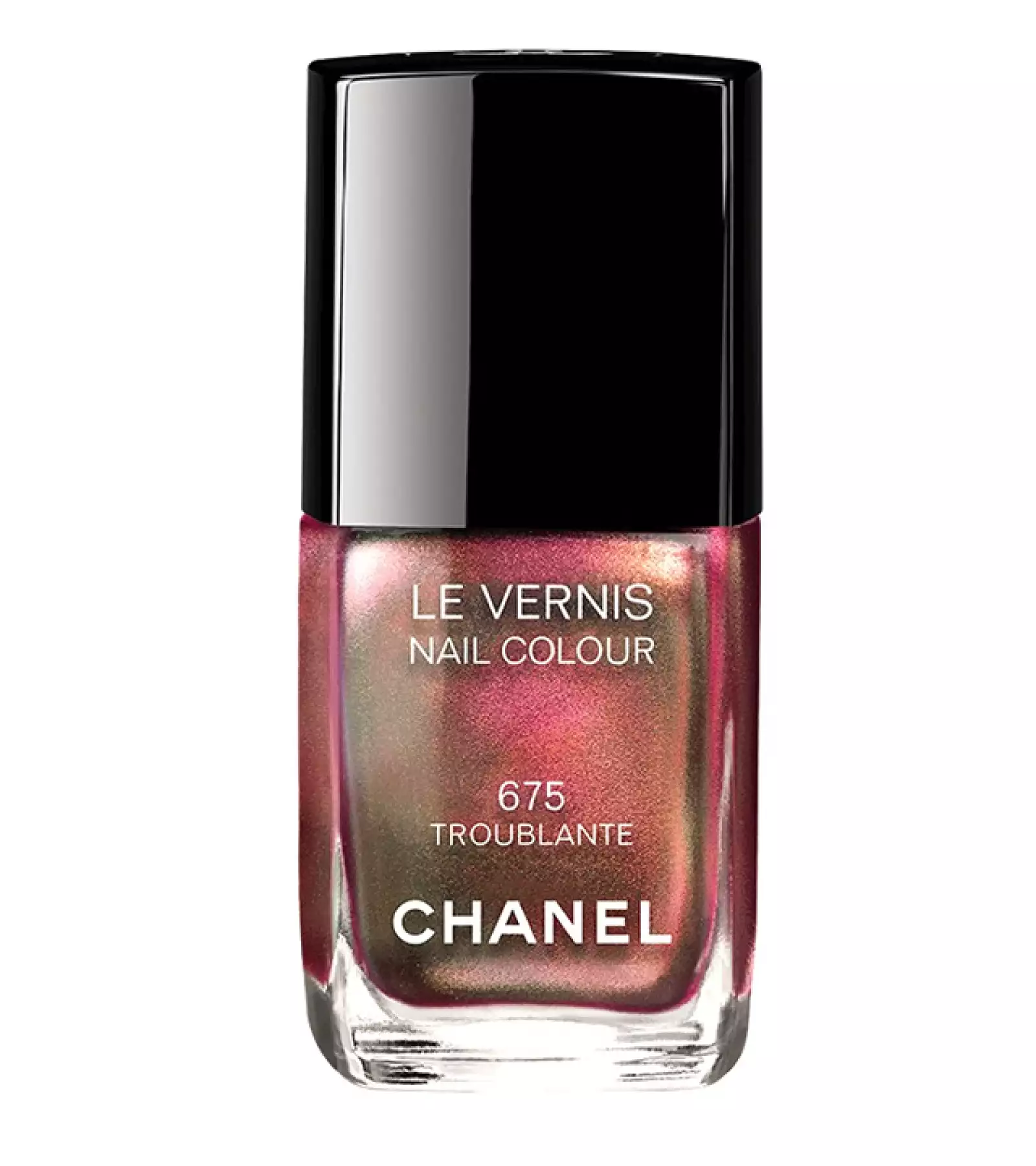 Chanel presenta su colección de Navidad con el esmalte Le Vernis Troublante. Además de lucir espectacular para las fiestas, cubrirá y protegerá tus uñas. El Palacio de Hierro Santa Fe. Precio en punto de venta.