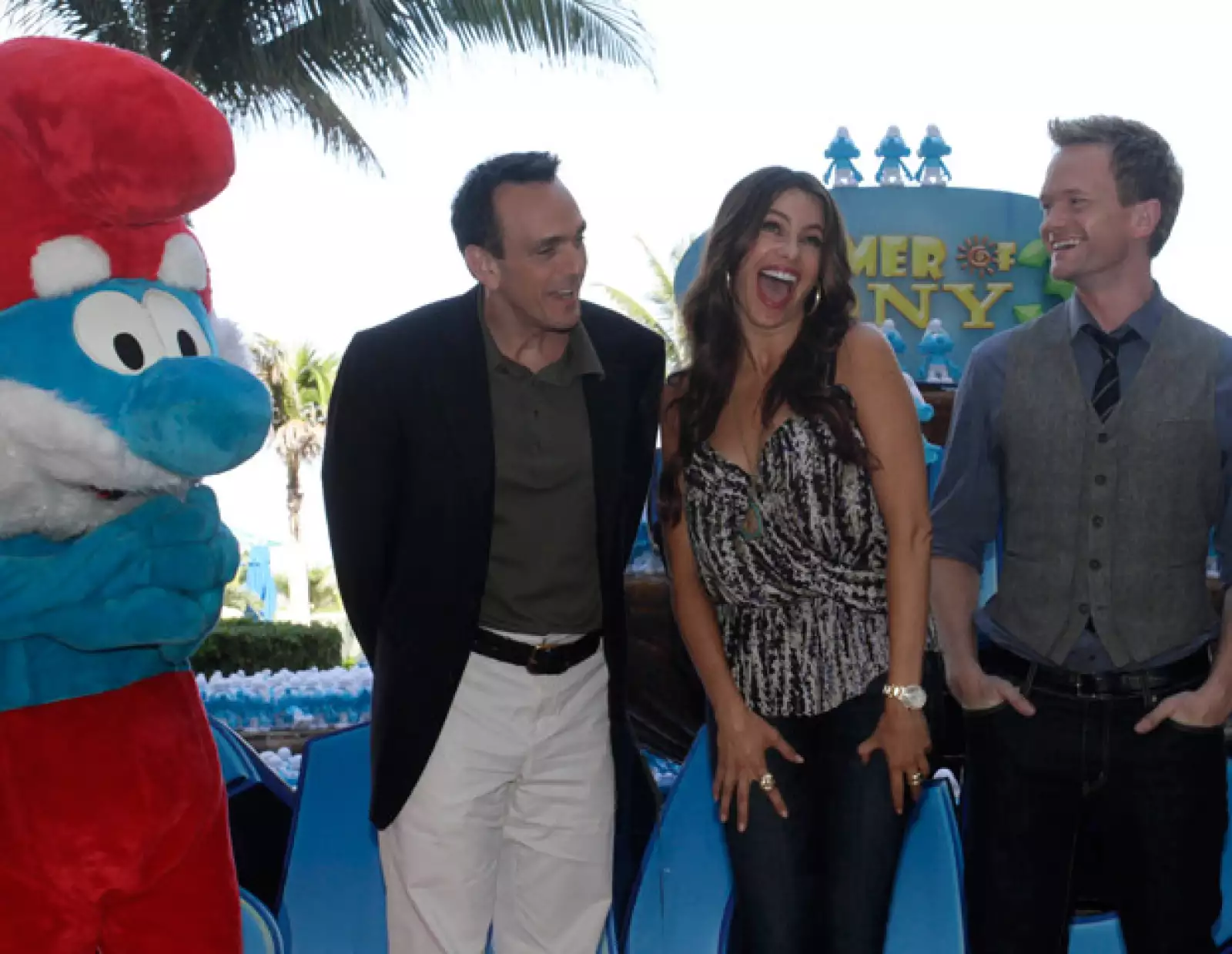 Sofía Vergara, Neil Patrick Harris y Hank Azaria dieron detalles de la cinta.
