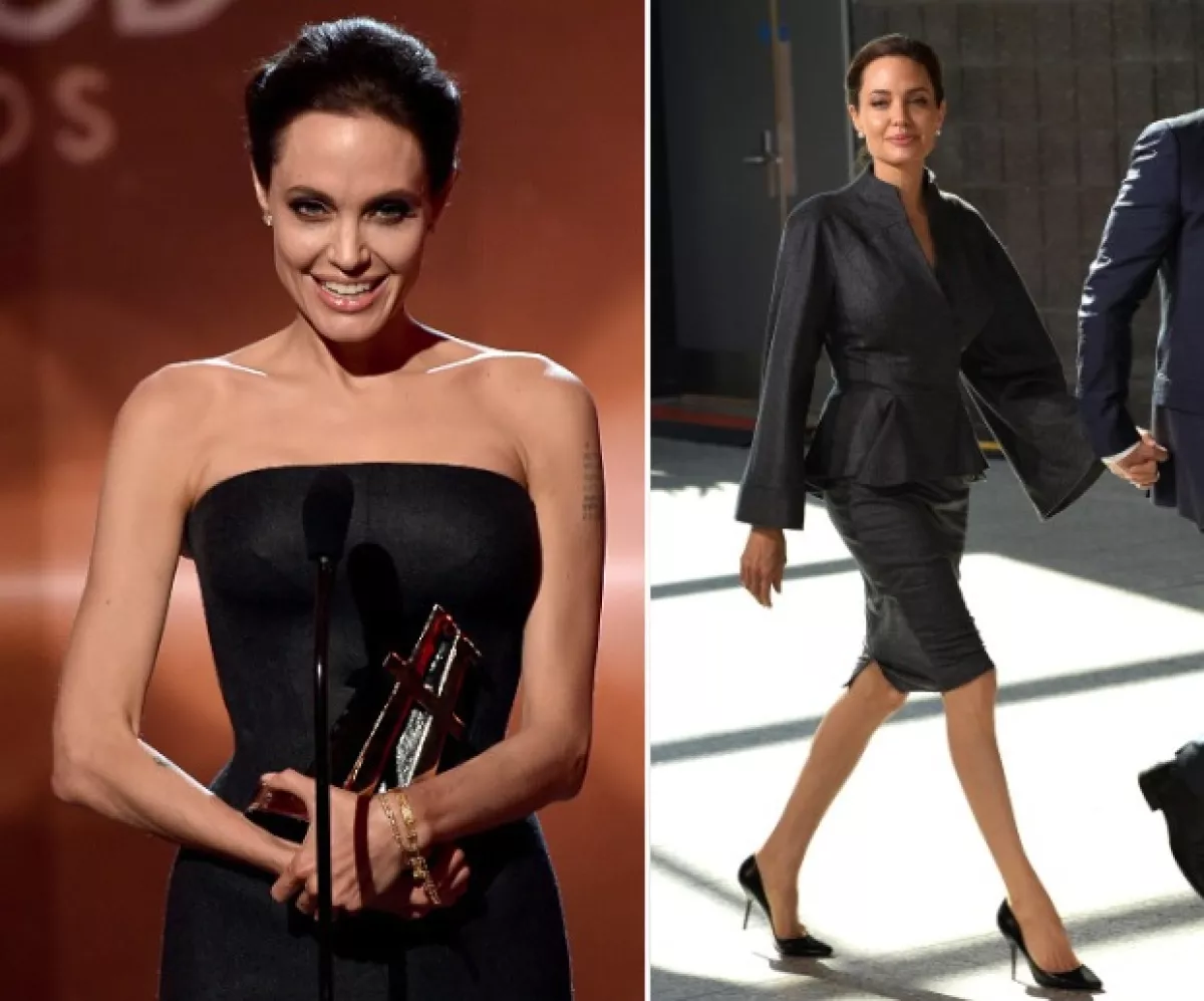En 2014 Angelina comenzó a perder peso drásticamente.