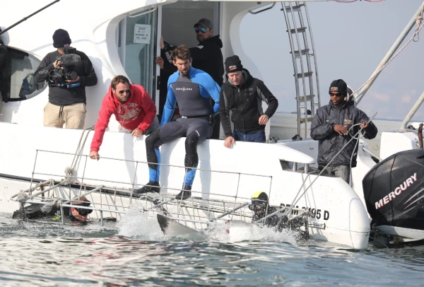 El mar de Ciudad del Cabo fue el escenario de la competencia.