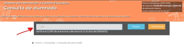 Descargar boleta de calificaciones 2021 de la sep en el portal del SIGED (paso 2)
