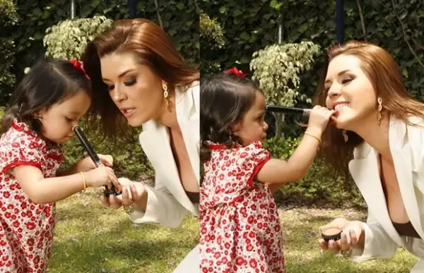 La personalidad de su hija, la ex Miss Universo la califica como observadora y alegre, pero con carácter fuerte.