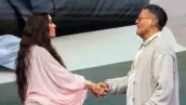 Galilea Montijo y Aldo Rendón durante el programa La Casa de los Famosos México