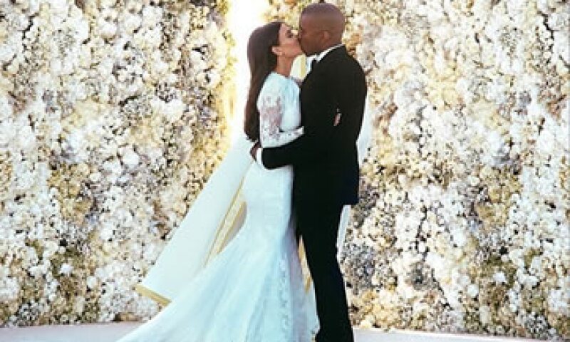 La foto fue publicada en mayo cuando se casó en Italia con Kanye West. (Foto: Tomada de instagram )