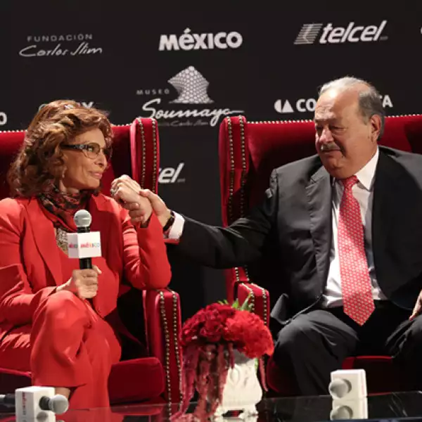 Sophia Loren,Carlos Slim
