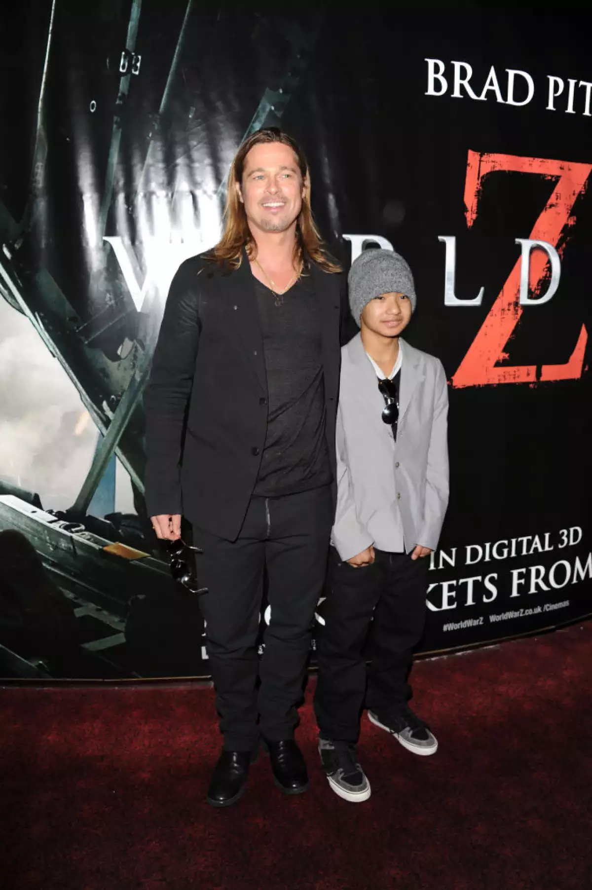 Brad Pitt y Maddox 