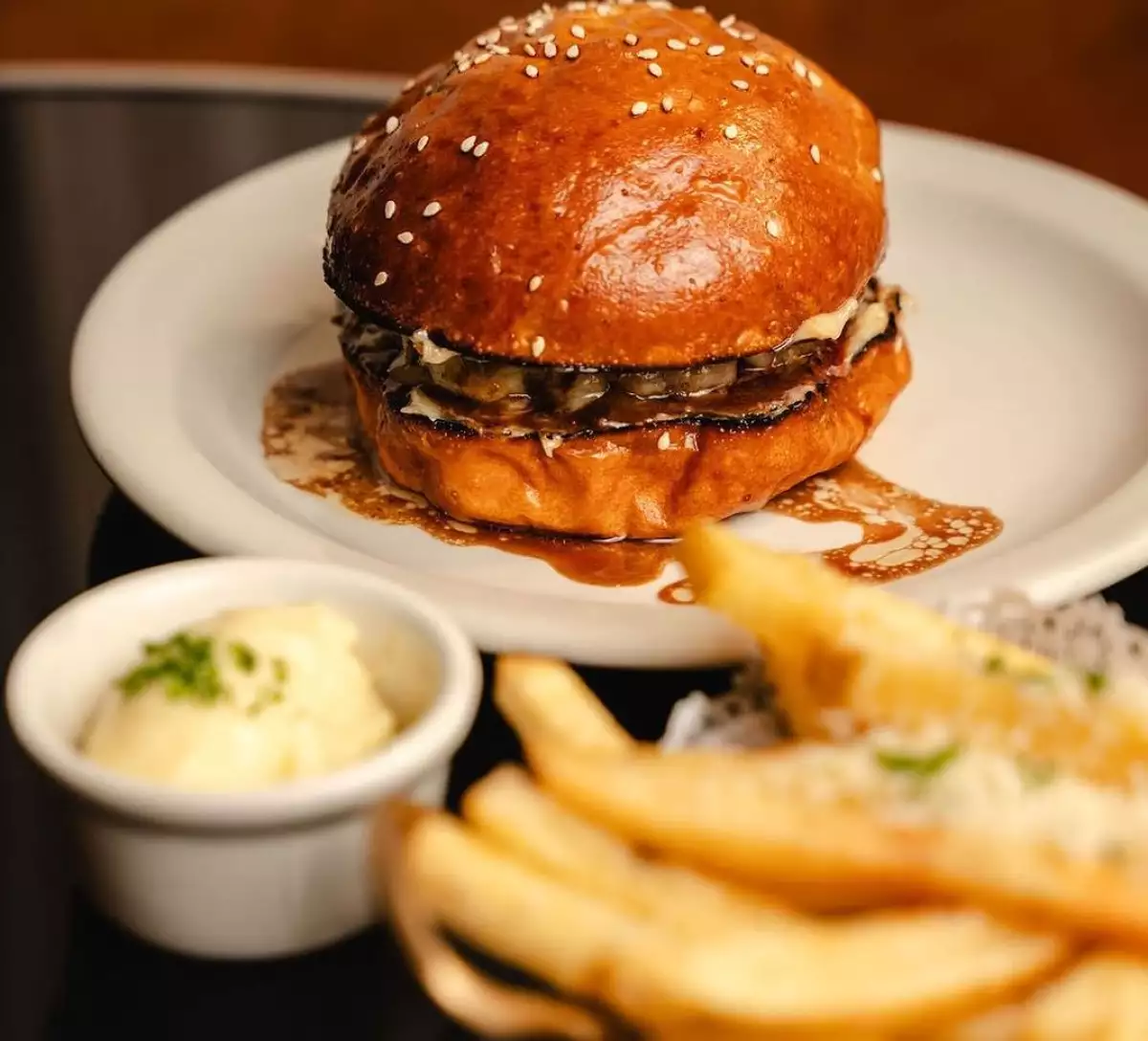 hamburguesa del restaurante havre 77