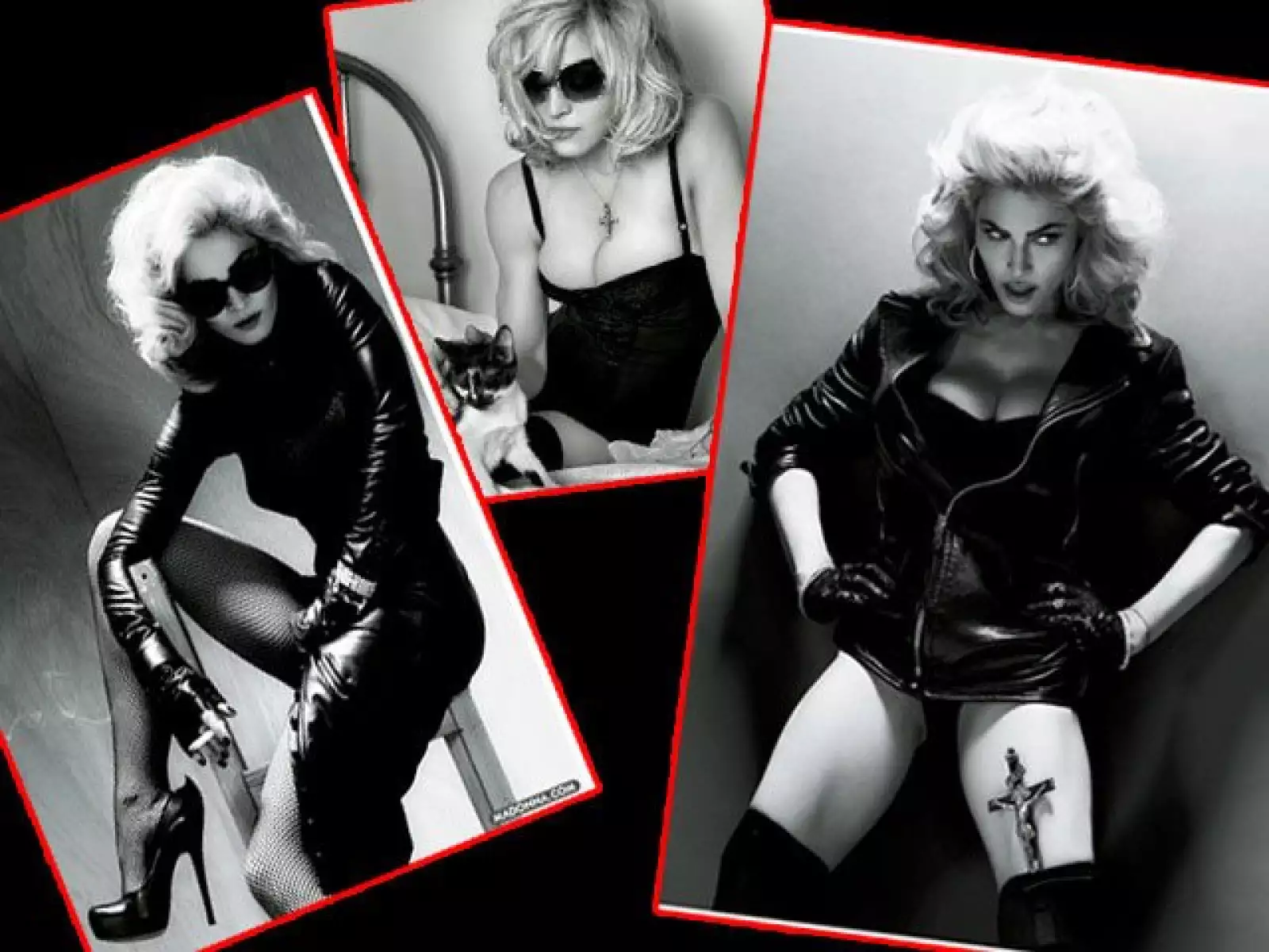 Madonna es la reina de los cambios de look, es la inspiración de todas las anteriores muy trendy, edgy y provocadora.