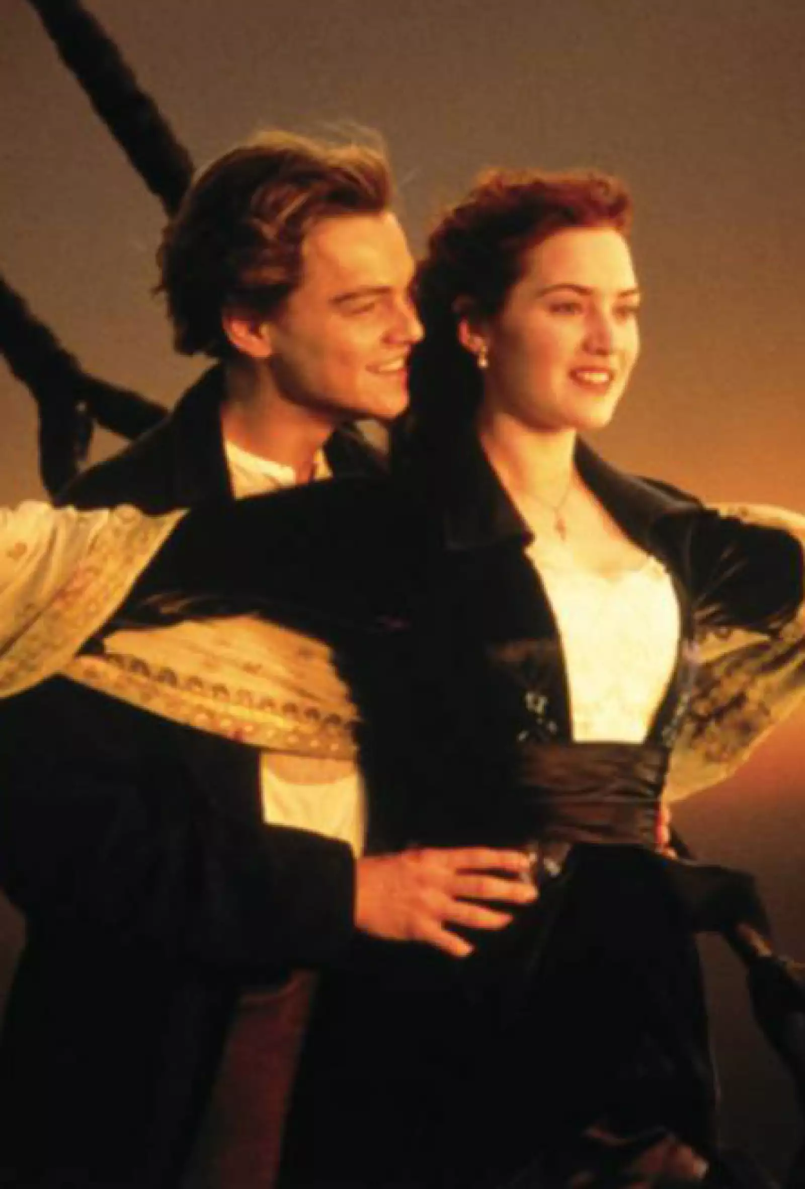 Leonardo DiCaprio y Kate Winslet en Titanic