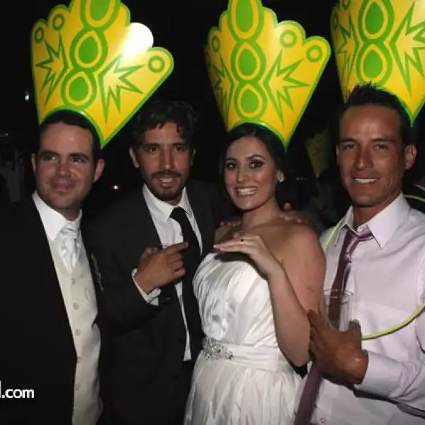 Alan Ávila,Mario Mercado,Marcela Zapata y Javier Ortuño