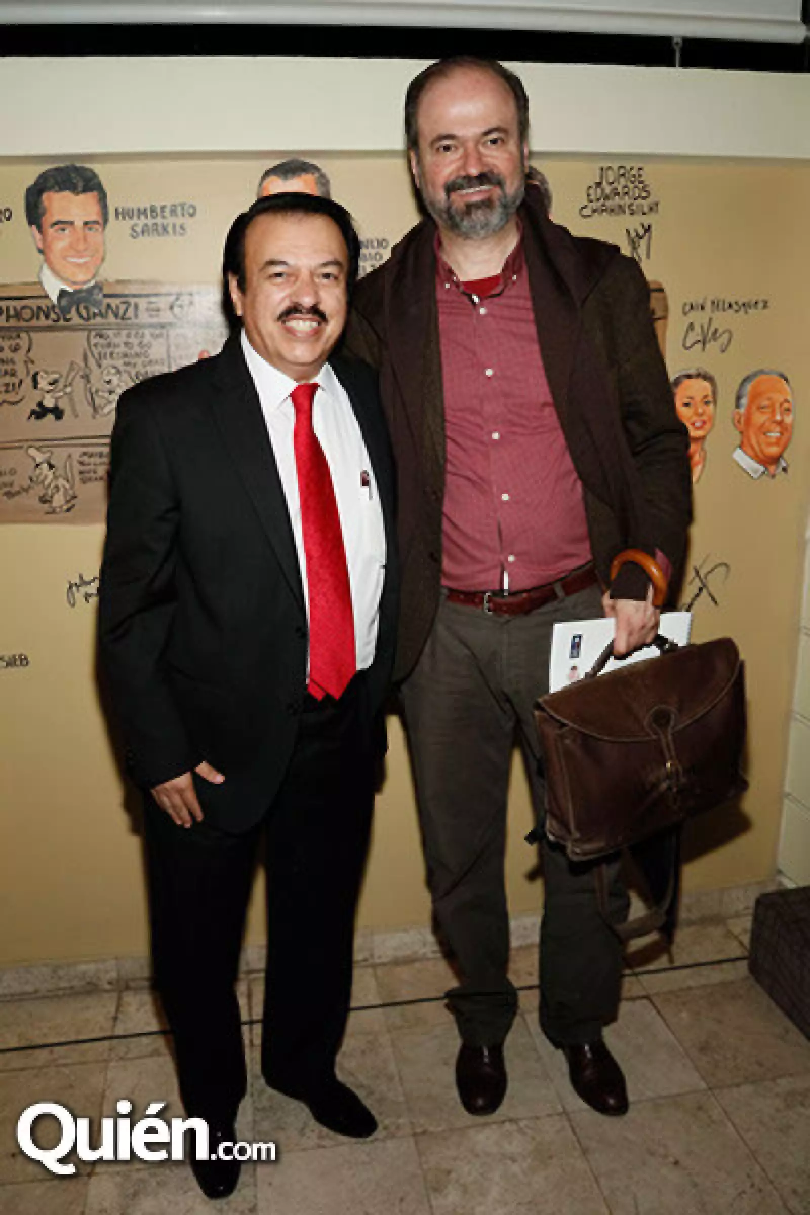 Héctor Huerta y Juan Villoro