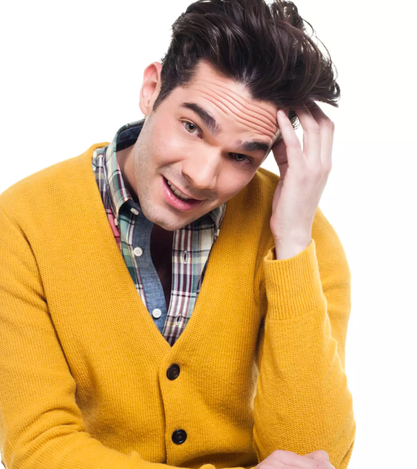 Carlos Athié demuestra que su época favorita del año es la Navidad.