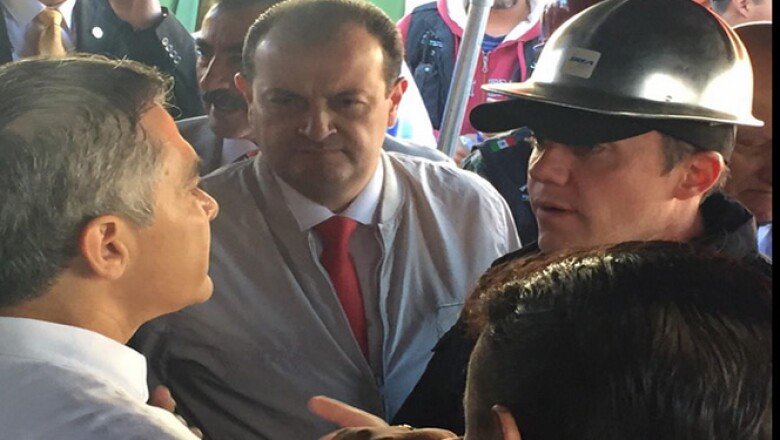 El funcionario recomienda no acercarse a la zona.