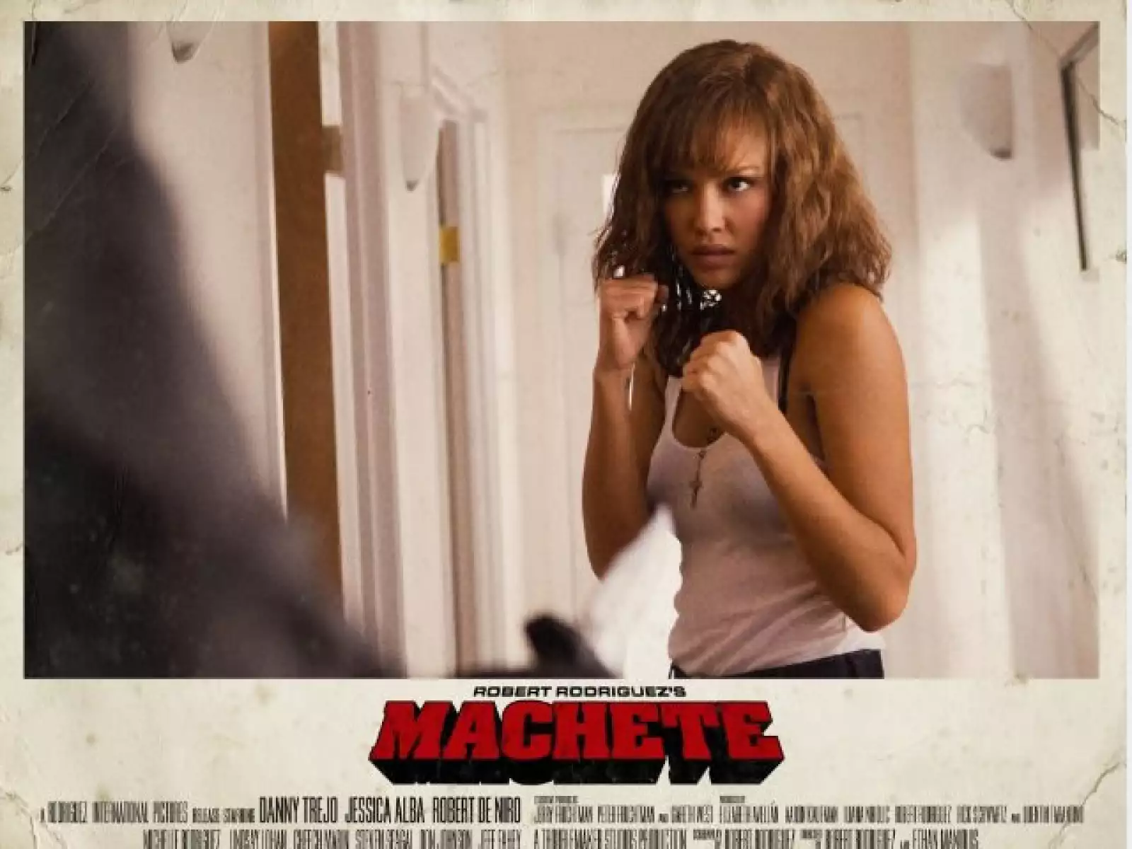 Machete, Jessica es Sartana Rivera, una sexy agente de ICE.