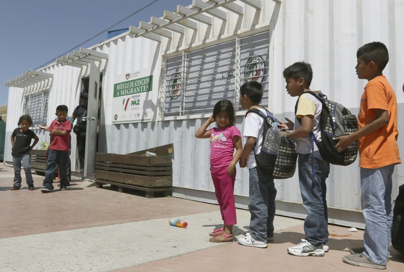 Menores en la frontera