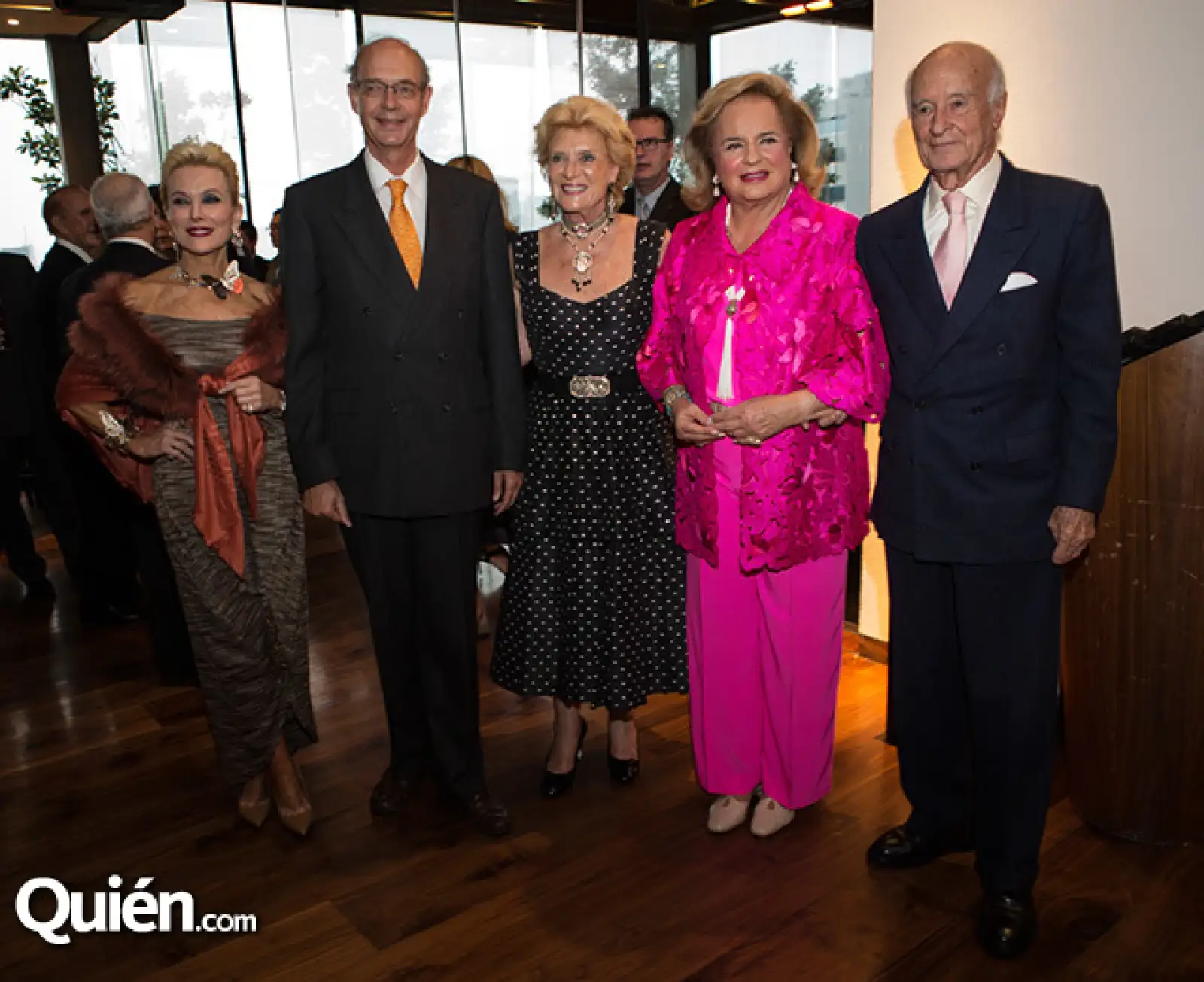 Raquel Bessudo, Archiduque Carlos de Austria, Viviana Corcuera, Ira Von Fürstenberg y José Carral