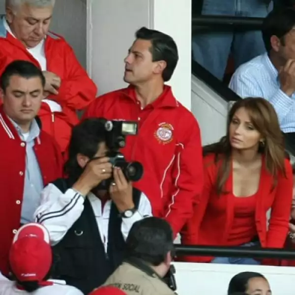 Enrique Peña Nieto y Angélica Rivera.