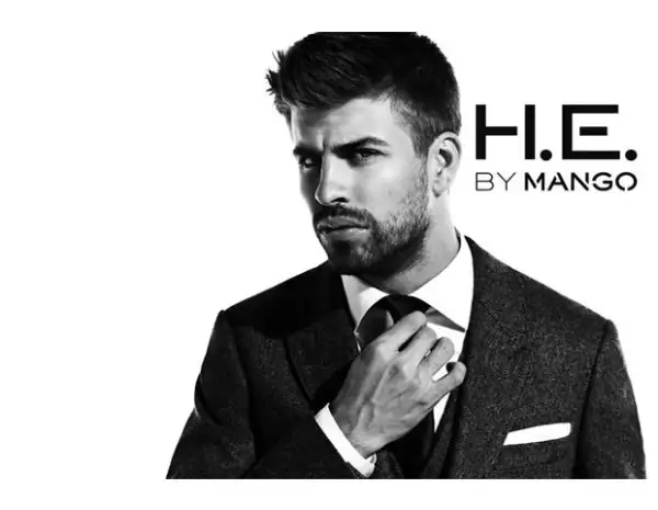 Gerard Piqué ha sido imagen de la línea masculina de Mango cuatro veces.