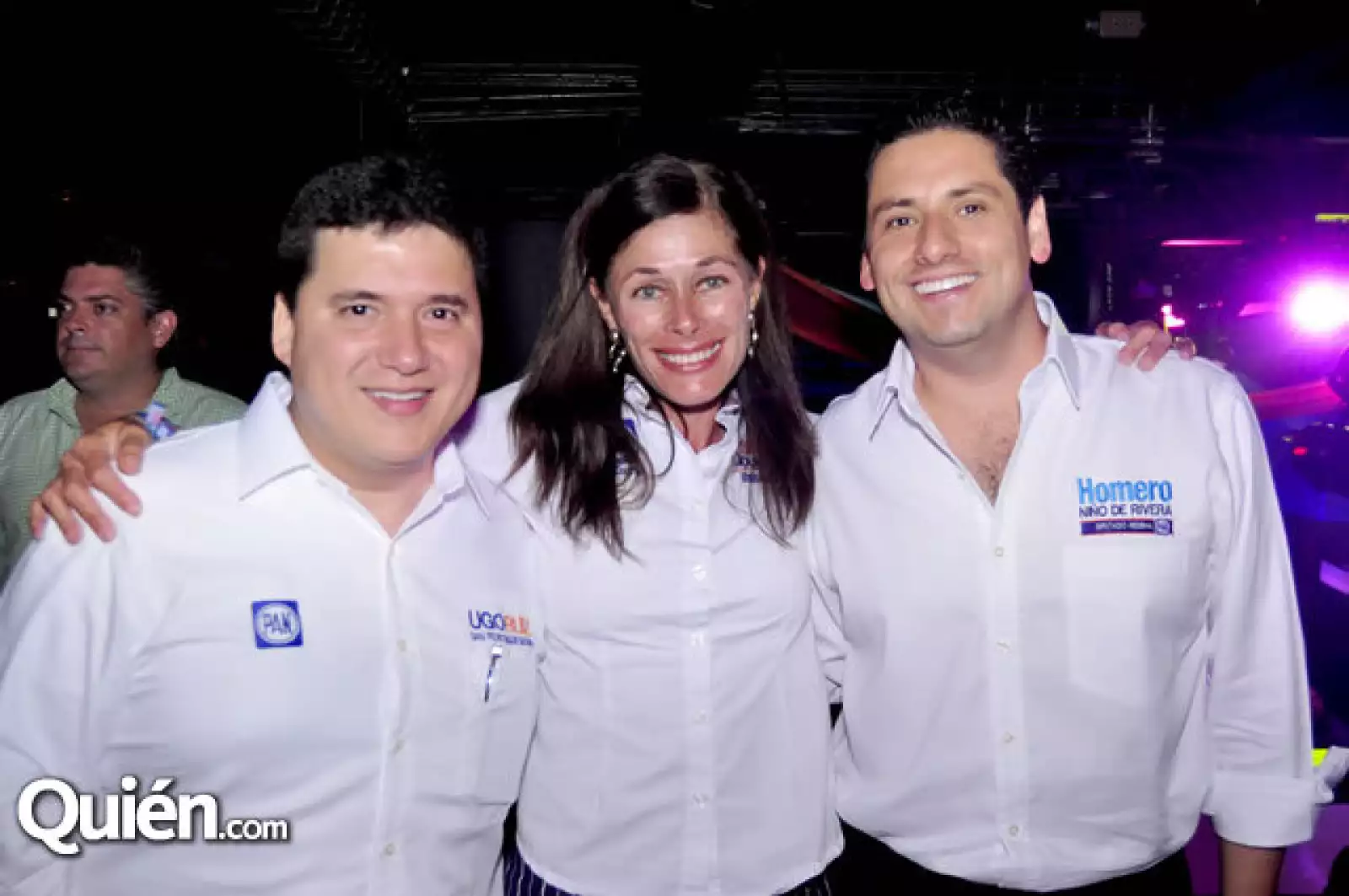 Ugo Ruiz, Rebeca Clouthier y Homero Niño de Rivera