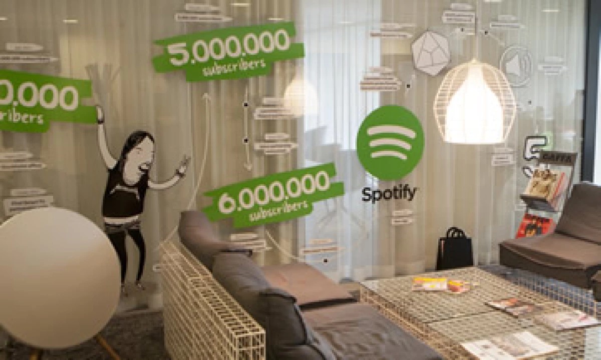 Las oficinas centrales del servicio de transmisión de música Spotify en Suecia (Foto: Getty Images/Archivo )