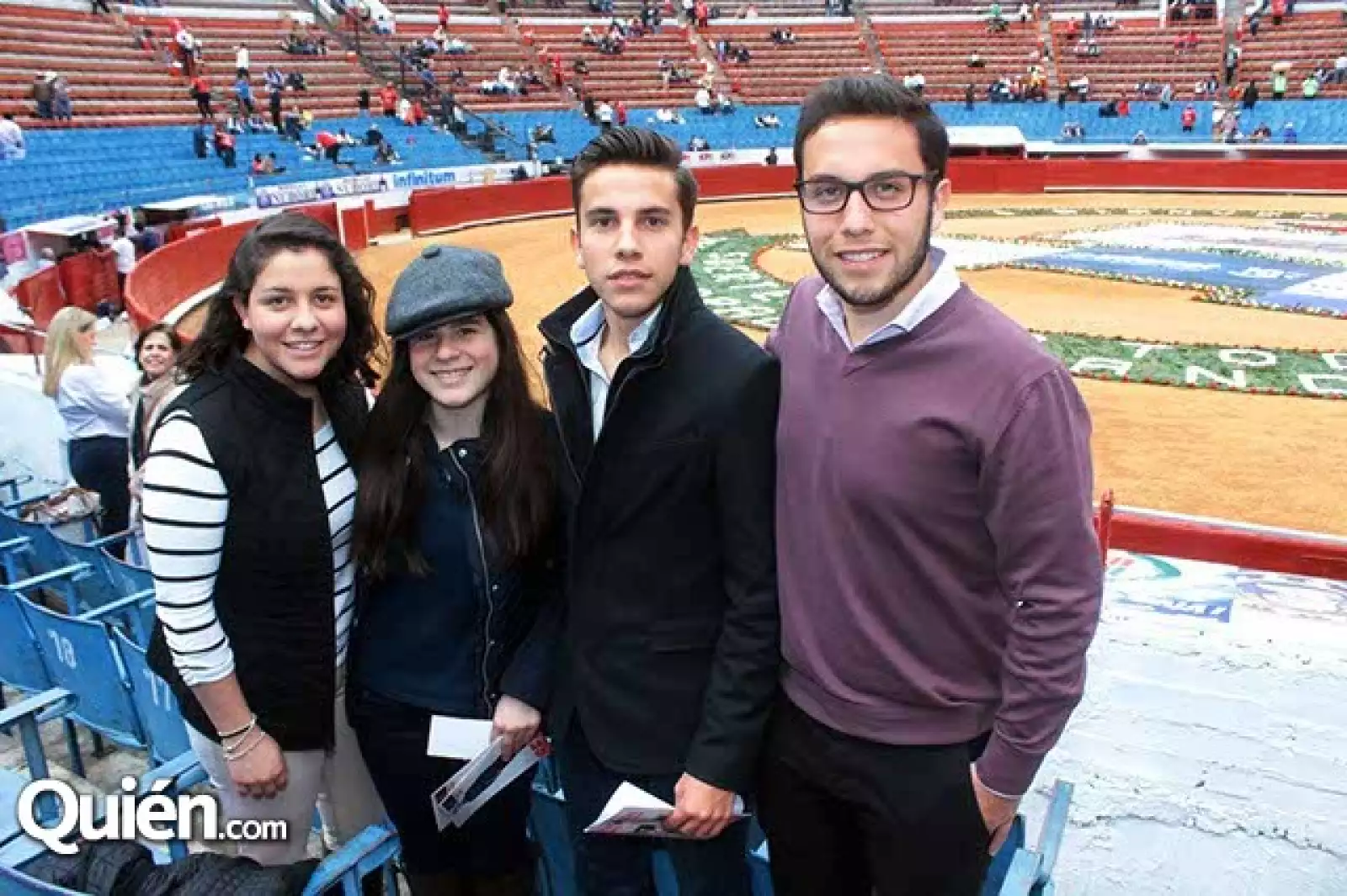 Regina Monroy,María Hurtado,Diego y Mauricio Monroy
