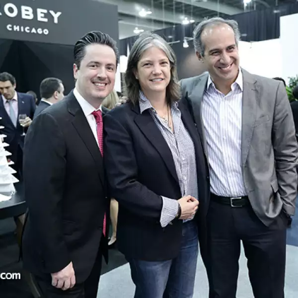 Ricardo Barroso, Michaelle Fastlich y Mauricio Carrandi