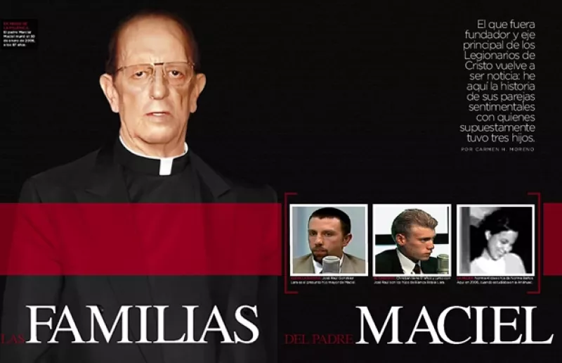 La nueva edición de la revista Quién cuenta a detalle todo lo relacionado con las dos familias que tuvo el polémico líder de la Legión de Cristo.