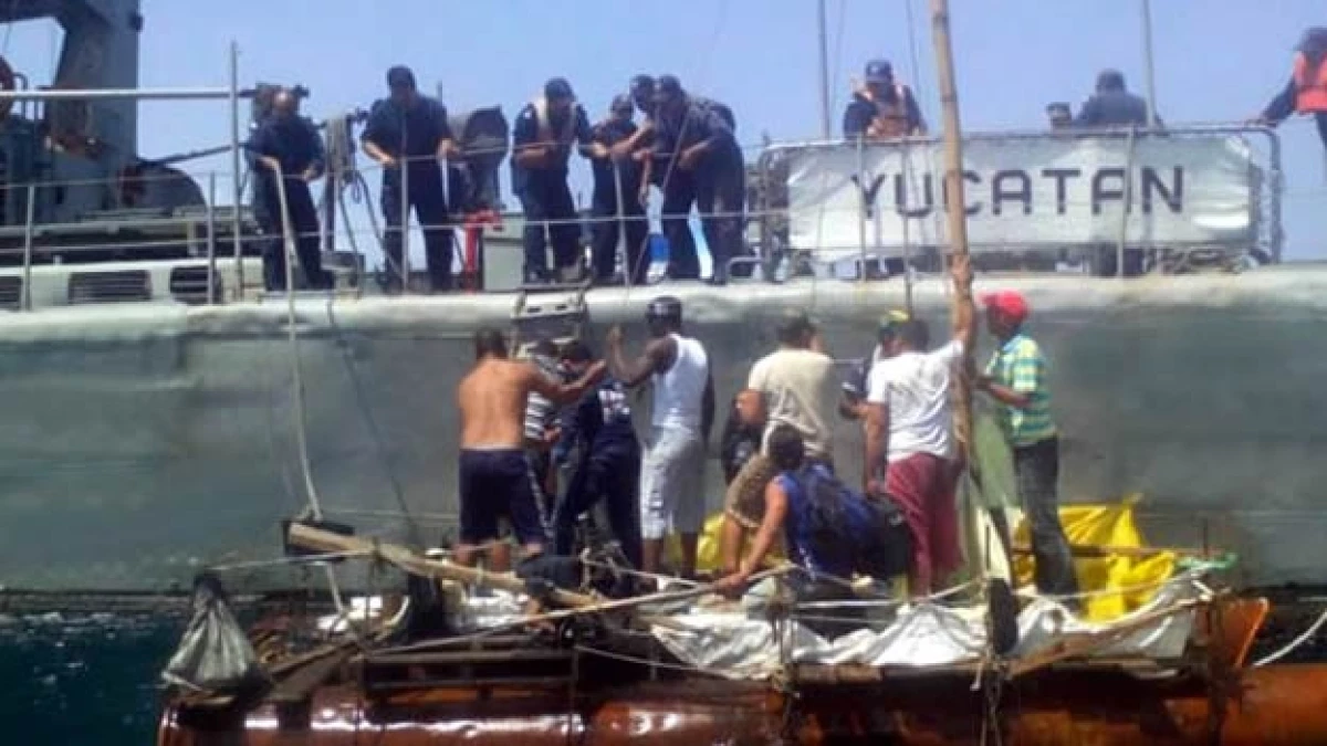 rescate cubanos Marina