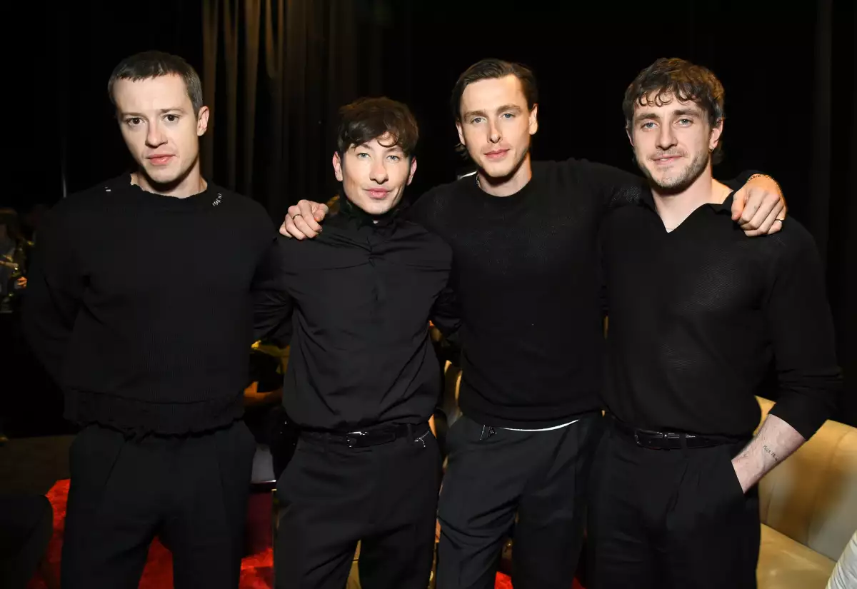 Paul Mescal, Joseph Quinn, Barry Keoghan y Harris Dickinson