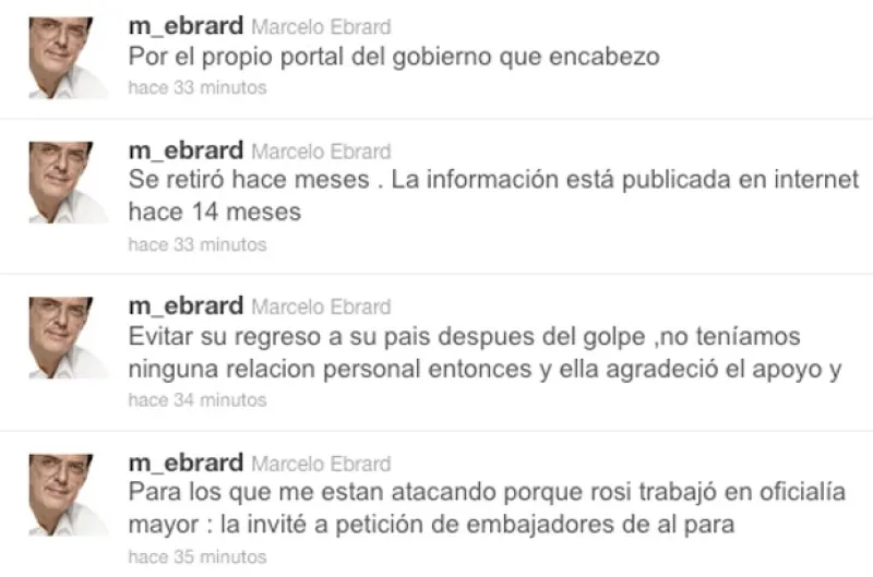 Asegura que desde hace meses, su administración hizo pública la información difundida esta mañana.