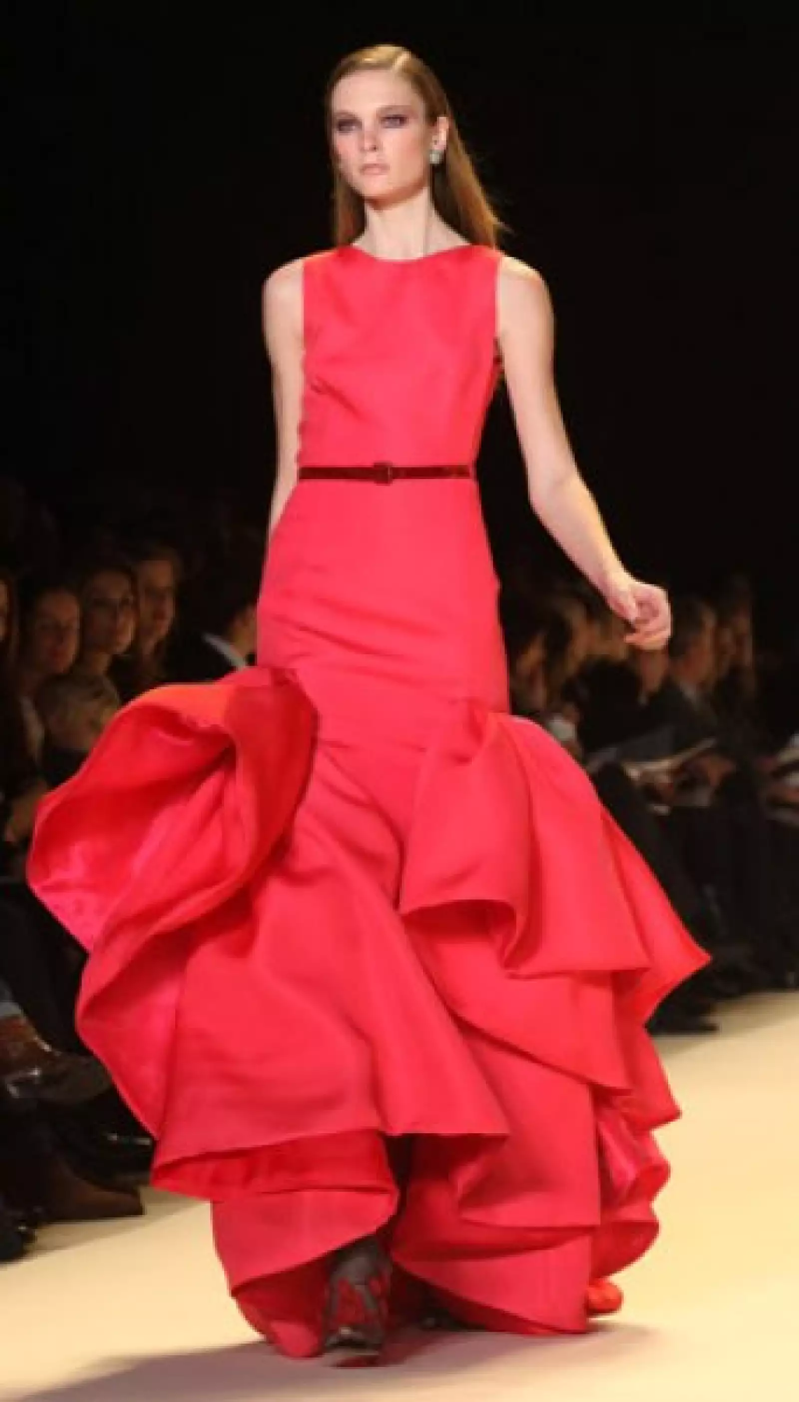 Pero el rojo profundo es el preferido para Carolina Herrera