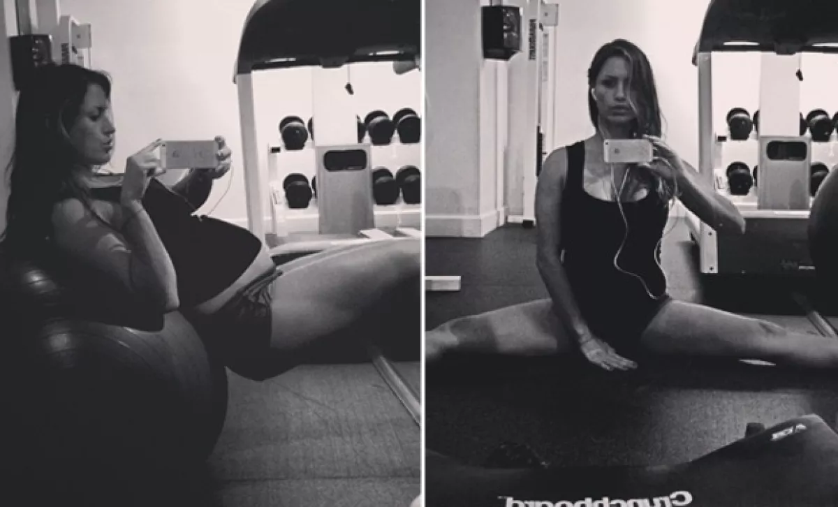 Además de lucir siempre muy sexy, Lola cuidó su embarazo en todo momento manteniéndose en forma.