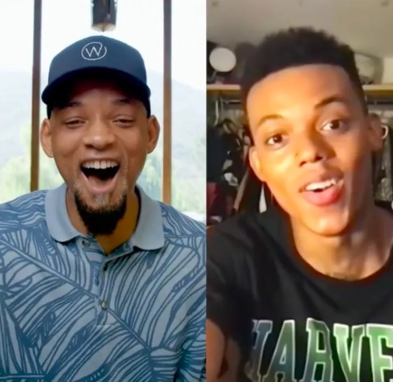 Will Smith y Jabari Banks.