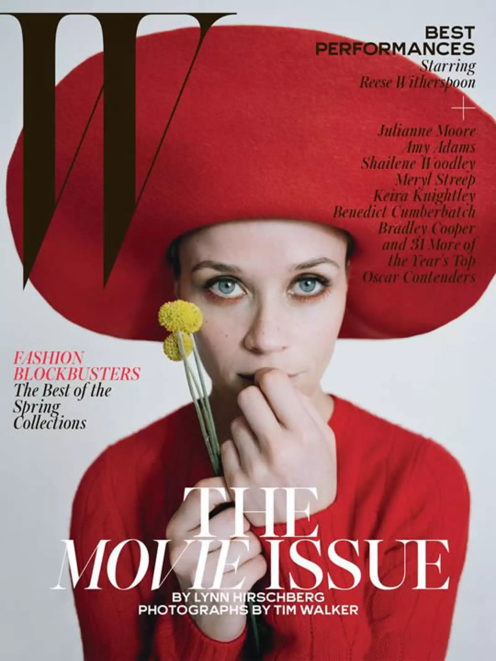 Reese Witherspoon posa para la portada de W Magazine.