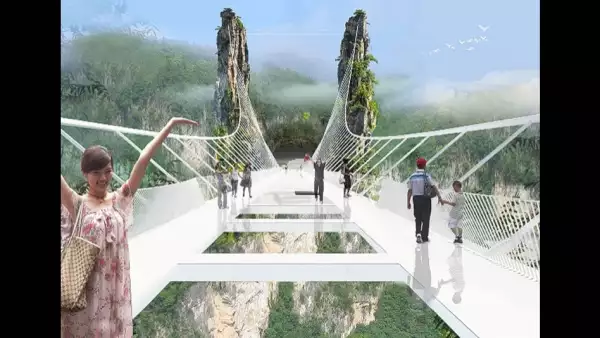 Puente piso cristal Zhangjiajie