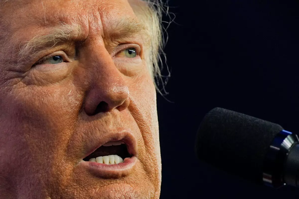 Estados Unidos El presidente electo Donald Trump habla en el AmericaFest de Turning Point USA en Phoenix, Arizona, EE. UU., el 22 de diciembre de 2024. REUTERS/Cheney Orr