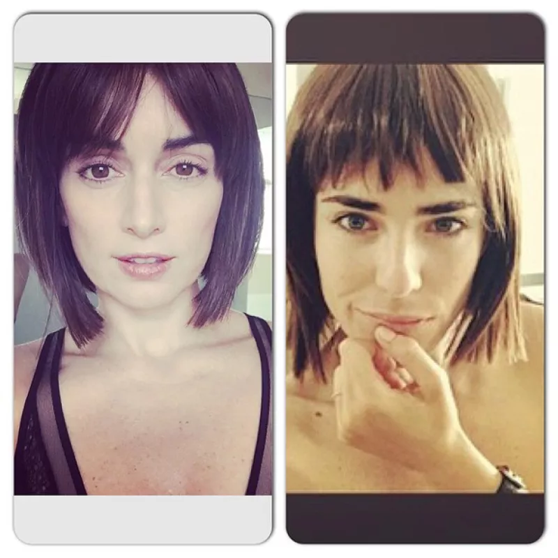 Lo que comenzó como una divertida broma de Karla, terminó siendo coincidencia con Ana de la Reguera, una de sus cercanas amigas, quien también usó la "misma" peluca que su bff.