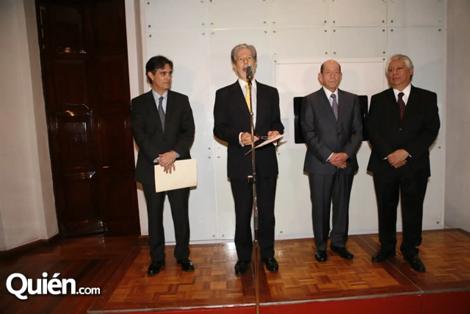 Rafael Rebollar, Héctor Rivero Borrell, Pedro Leites y Samuel Yañez