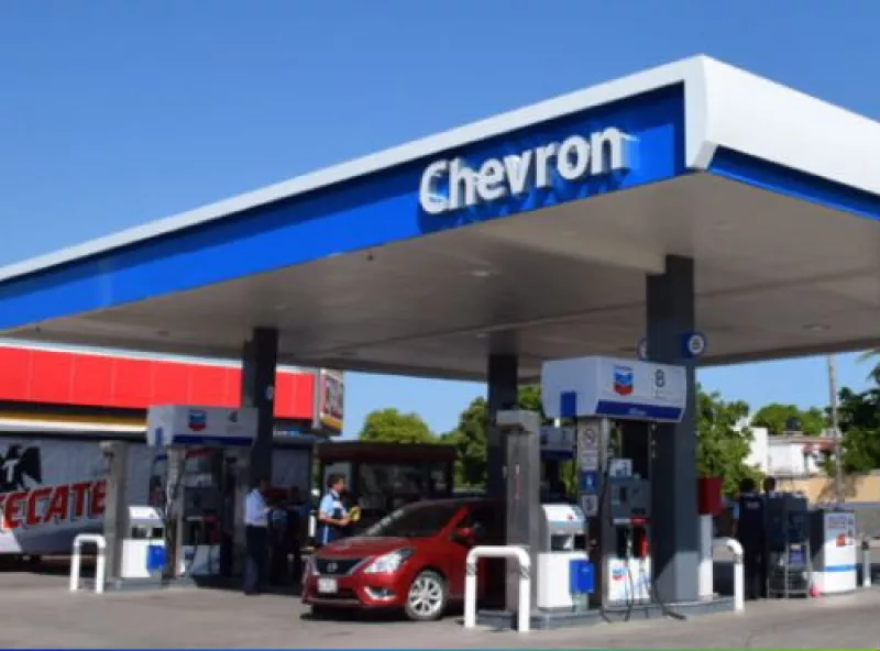 Chevron gasoliner�a en M�xico