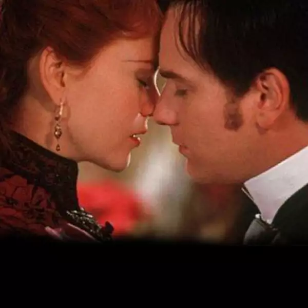 Ewna McGregor y Nicole Kidman en Moulin Rouge!