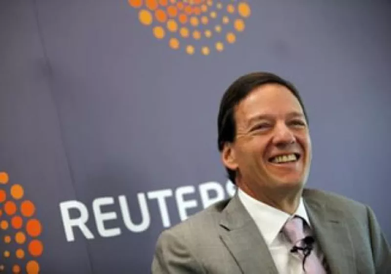 Carlos García Moreno, director de Finanzas de AMóvil, recordó que la firma piensa invertir 8,000 mdd al año. (Foto: Reuters)