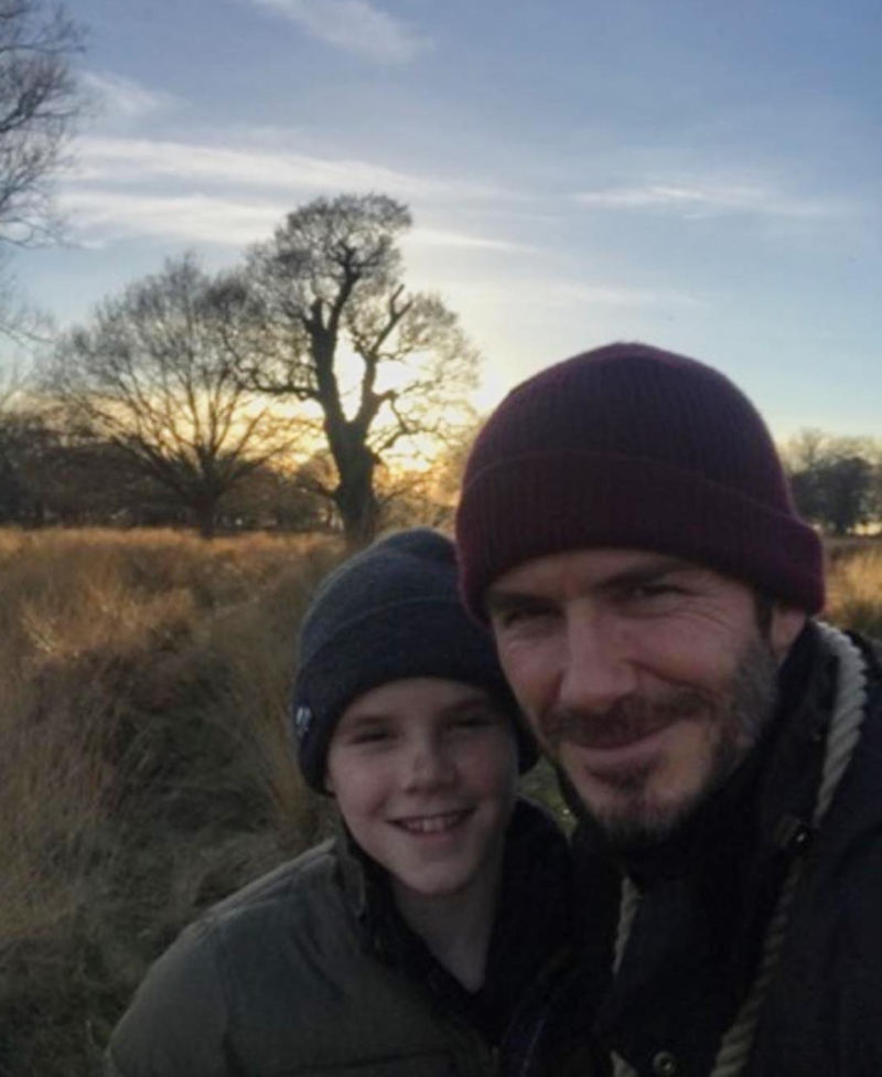David y Cruz beckham